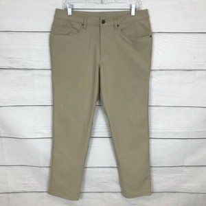 Lululemon Men’s ABC Pant Classic 32" Warpstreme Khaki Tan Casual Work